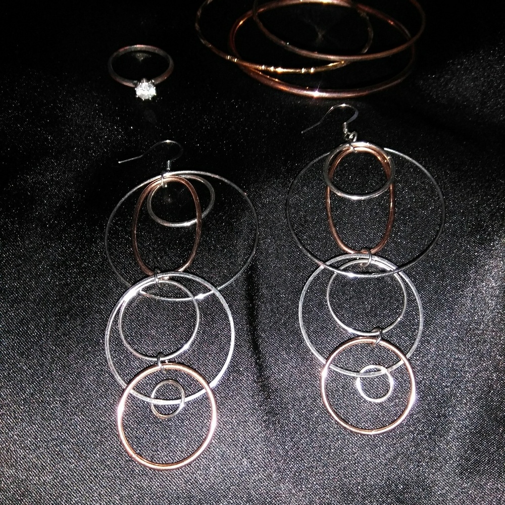 Two-Tone Vintage Jewelry Set